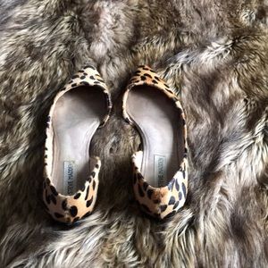 Steve Madden Leopard Print D’orsay Flats